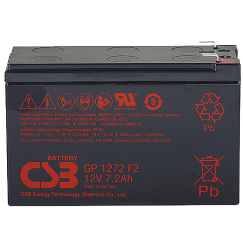 Аккумулятор CSB GP1272 - AGM ( 12В / 7,2Ач )