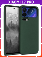 Мягкий Soft Touch чехол из силикона для XIAOMI 17 PRO с бархатной подкладкой