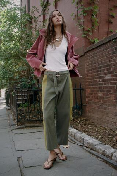 УКОРОЧЕННЫЕ КОМБИНИРОВАННЫЕ БРЮКИ — ZARA