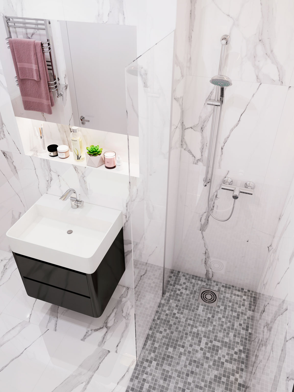 MILOS STATUARIO 60x60 POLISHED