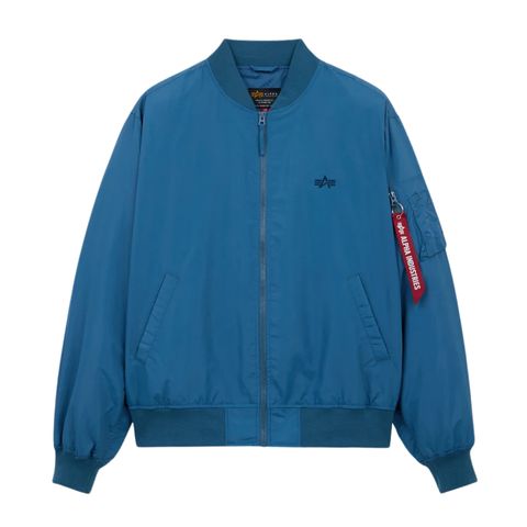 Бомбер Alpha Industries Logo L-2B Hunter Relaxed Denim Blue (Синий)
