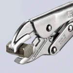 Клещи зажимные никелирование 180 мм Knipex 41 04 180