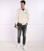 Худи HILFIGER TRACK GRAPHIC HALF ZIP Tommy Hilfiger - кремовый (MW0MW34382)