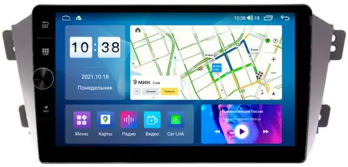 Магнитола для Geely Emgrand X7 2013-2018 - Parafar PF610LHDAV на Android 12, Быстрая, CarPlay, 4G SIM-слот