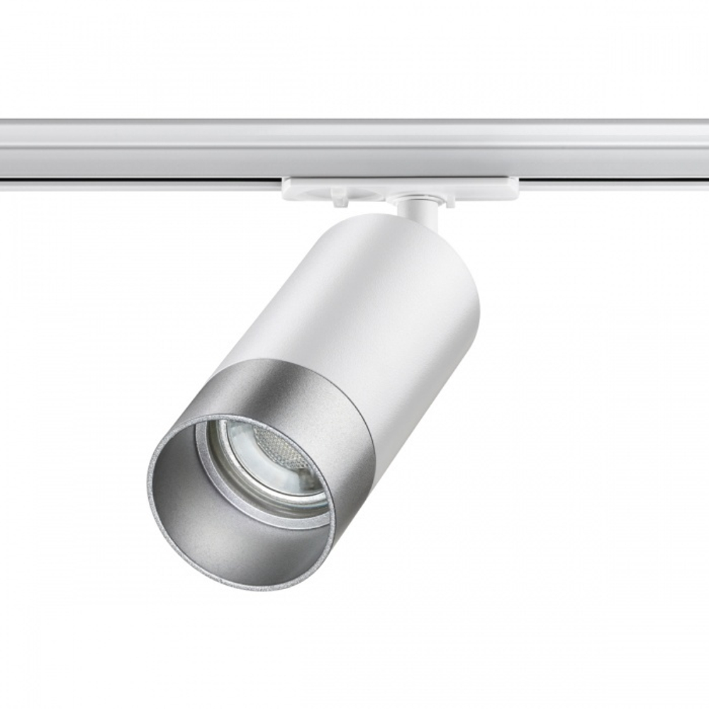 Светильник трековый однофазный двухжильный IP20 GU10 9W 220V Slim