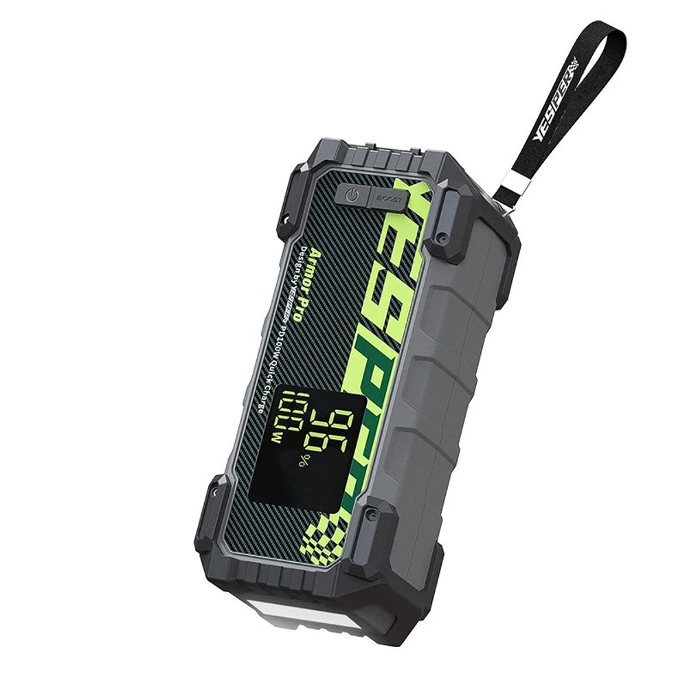 Устройство пусковое портативное бустер Yesper 66666 mAh 240 Wh 2500A Model: Armor Pro