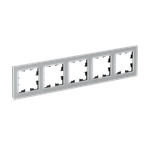 Systeme Electric AtlasDesign Nature Стекло Алюминий Рамка 5-ая, универсальная