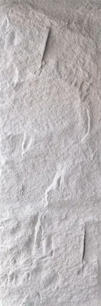 Полиуретановая панель под камень, Белый / Stone Panel Rock Stone 1-White 2400х800х55 мм