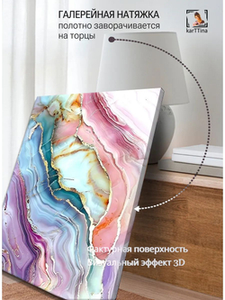 Картина "Космическая фантазия", на стену 50х70см 1шт.
