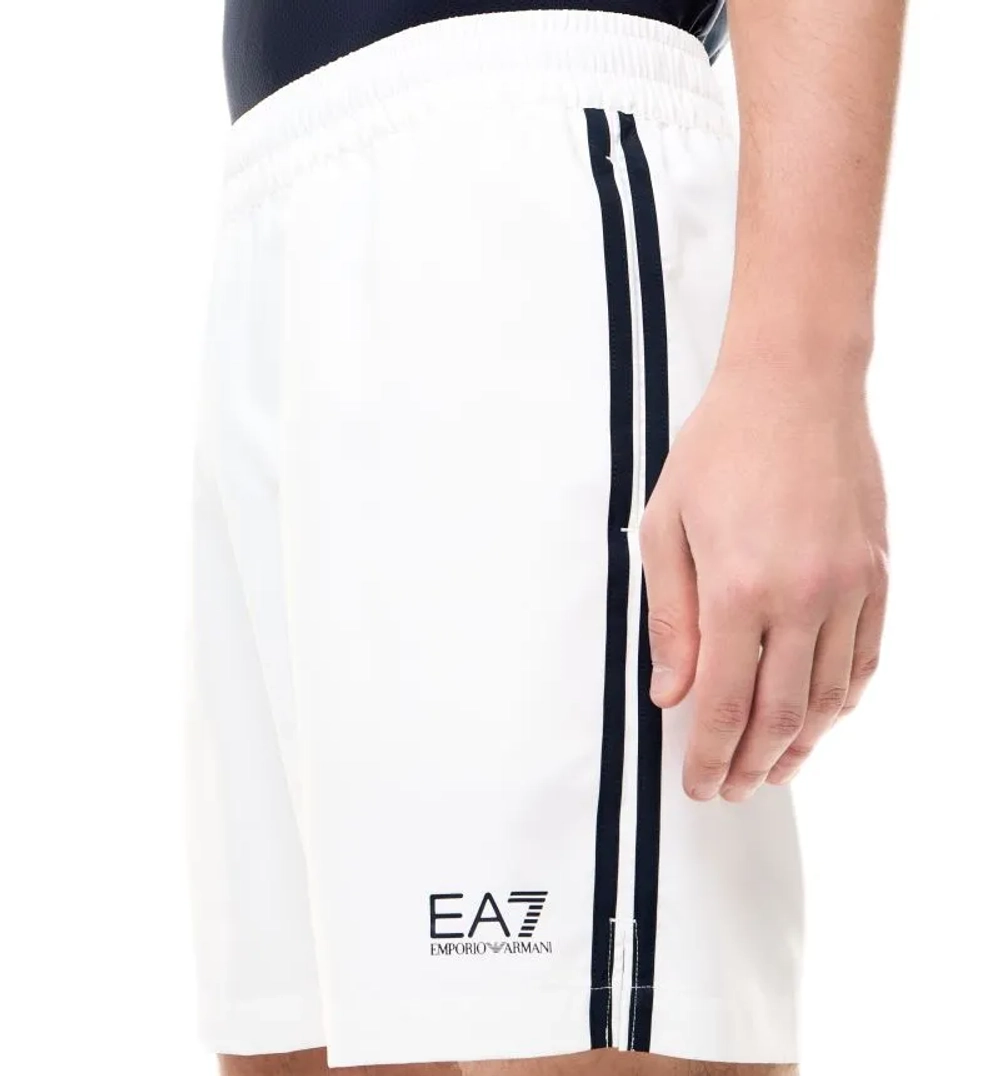 Теннисные шорты EA7 Man Woven - white