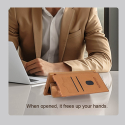 Чехол-книжка Nillkin Leather Qin PROP для Samsung Galaxy S24 Ultra