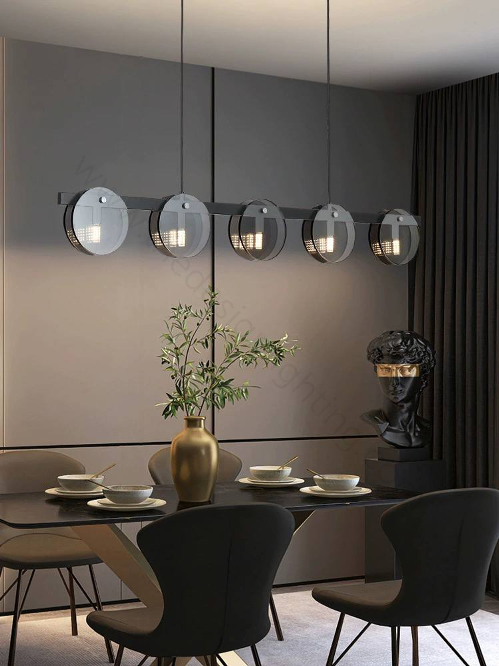 Chandelier  horizontal Johnston