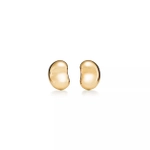 Серьги из жёлтого золота 18k, Tiffany 💠 Bean 9mm. Единственные в наличии