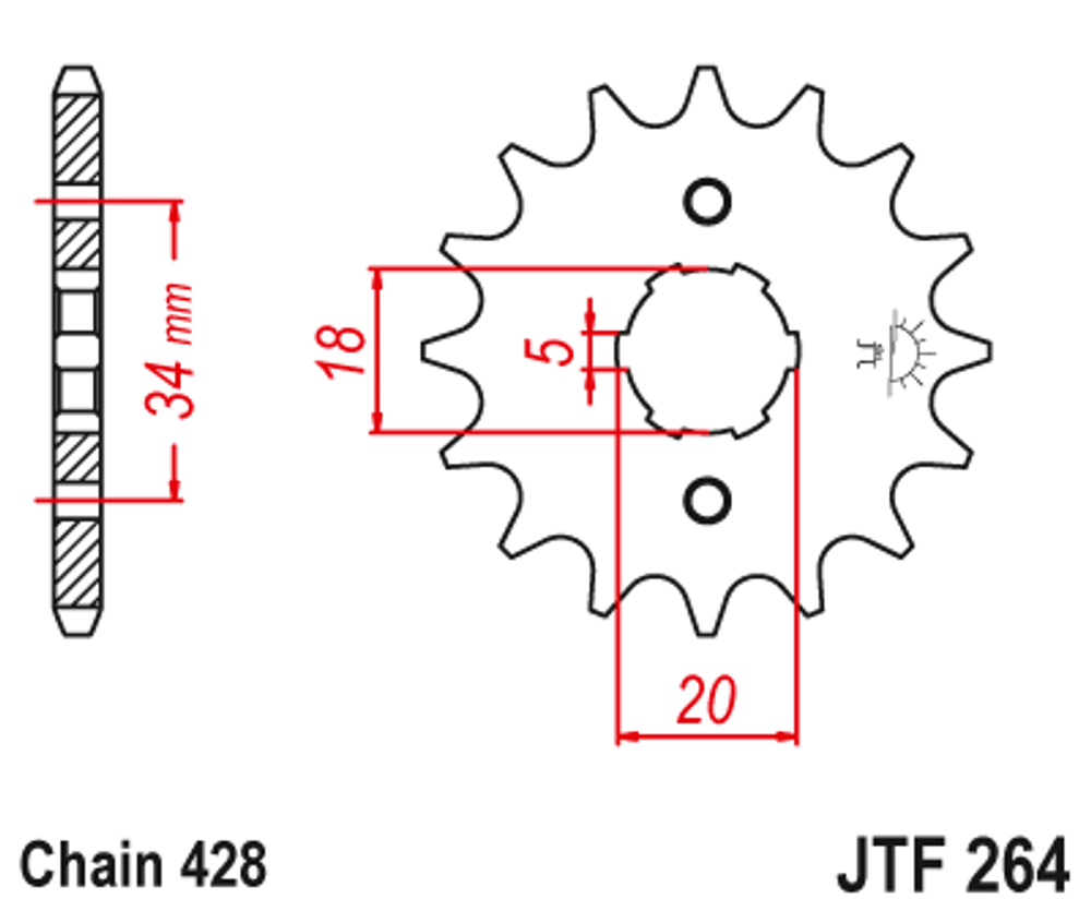 Звезда JTF264.15