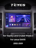 Teyes CC3 2K 9"для Toyota Land Cruiser Prado 3, Lexus GX 470 2002-2009