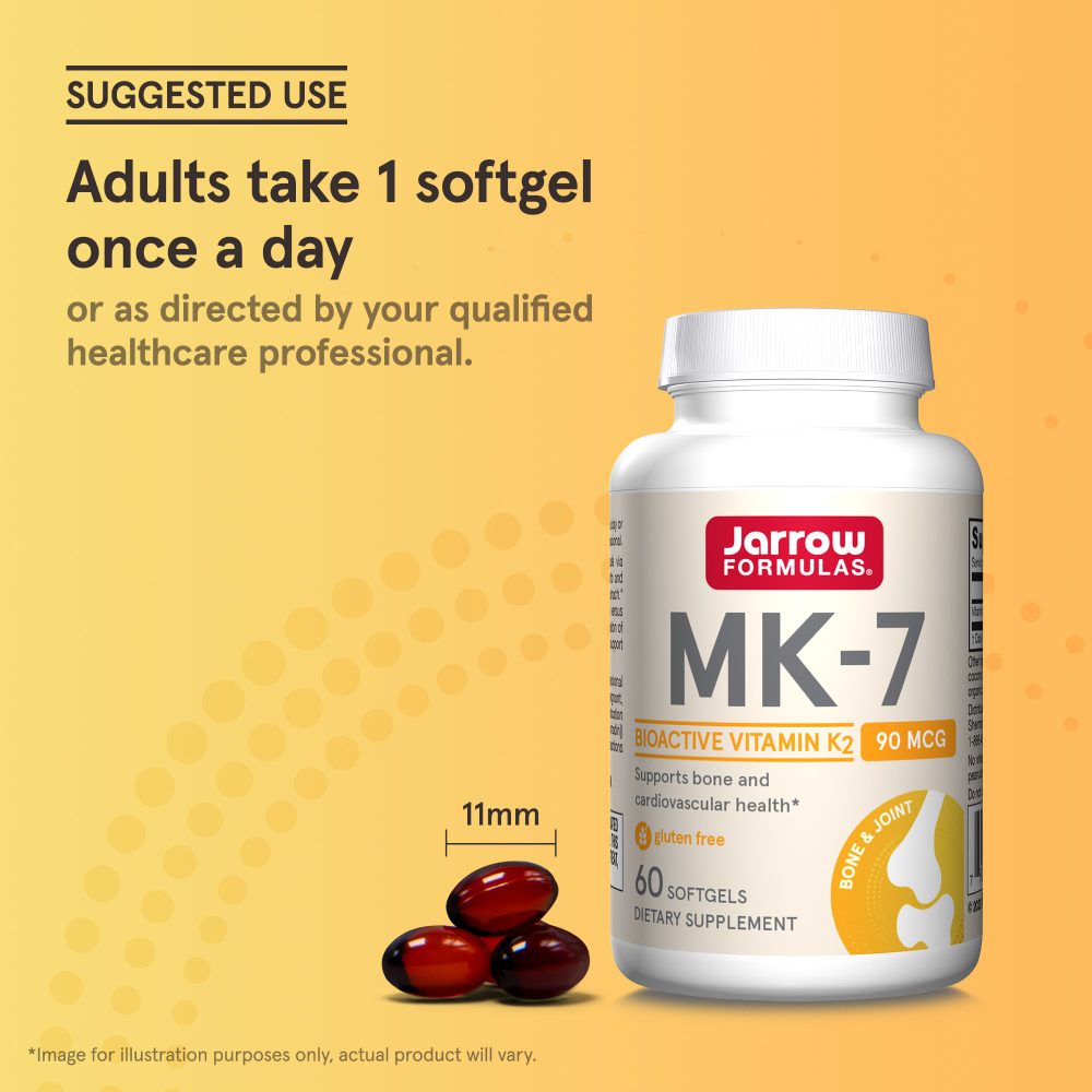 Jarrow Formulas, MK-7, 90 мкг, 60 капсул