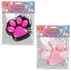 Игрушка-антистресс "МЕГА КОШАЧЬЯ ЛАПКА", 13*10 см, ассорти 2 цвета, JOLLY JOT (ДЖОЛЛИ ДЖОТ), 665778