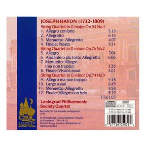 Leningrad Philharmonic Orchestra / Joseph Haydn: String Quartets (CD)