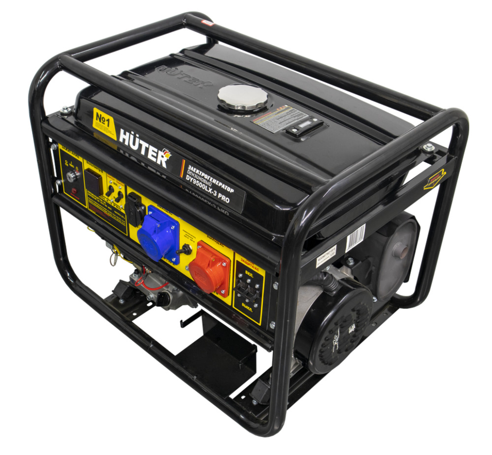 Электрогенератор Huter DY9500LX-3 PRO - [7,8 кВт / 380V] трехфазный