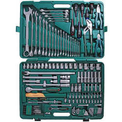 Jonnesway S04H524128S (S04H524128S18) Набор инструмента универсальный 1/4", 1/2"DR, 128 предметов