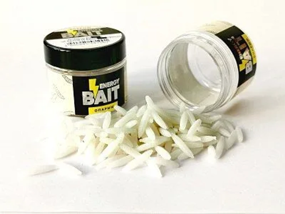 Искусств насадка ENERGY BAIT МОТЫЛЬ (ВОЛНА) 7 см цвет беоый