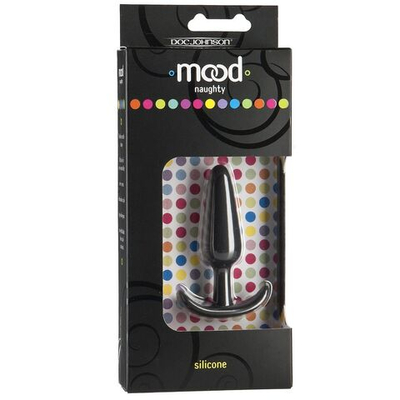 Анальная пробка для ношения Mood Naughty 3 Silicone - 7,6 см.