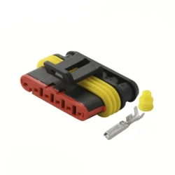 Комплект разъёмов AMP Superseal 1.5 6 Pin 282090-1 282108-1