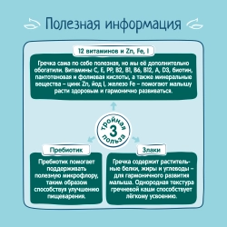 Каша Фрутоняня молочная Гречневая чернослив 200г