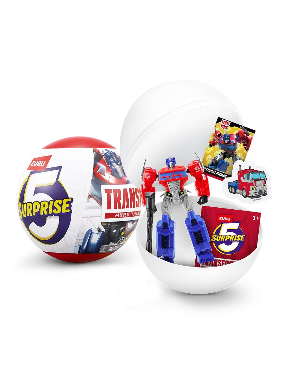 Фигурка 5 Surprise Transformers Шар с Трансформером