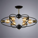 Потолочная люстра Arte Lamp GLASGOW A1963PL-6BK