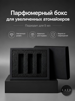 Парфюмерный бокс для атомайзеров 5 мл, коробка для распива духов и отливантов, подарочная упаковка для парфюмерии