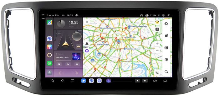 Магнитола для Volkswagen Sharan - Kuberg OL-9915 QLed+2K, Android 13, Быстрейшая, CarPlay, 4G SIM-слот