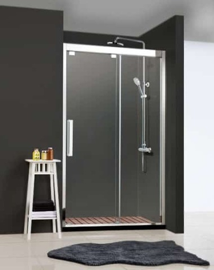 BD120.4103S Душевая дверь BRAVAT STREAM 1200x2000 в нишу с 1 раздвиж. дв. с автодоводч. 8 мм