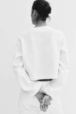 Короткий топ из интерлока - H&M