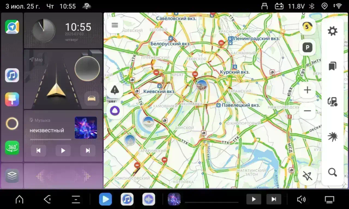 Магнитола для Volkswagen Crafter 2017+ - Kuberg OL-1972 (кнопки и крутилки) Android 13, Быстрая, CarPlay, 4G SIM-слот