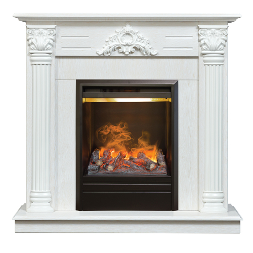 Каминокомплект Real Flame Stefania WT-F614 с очагом 3D Olympic