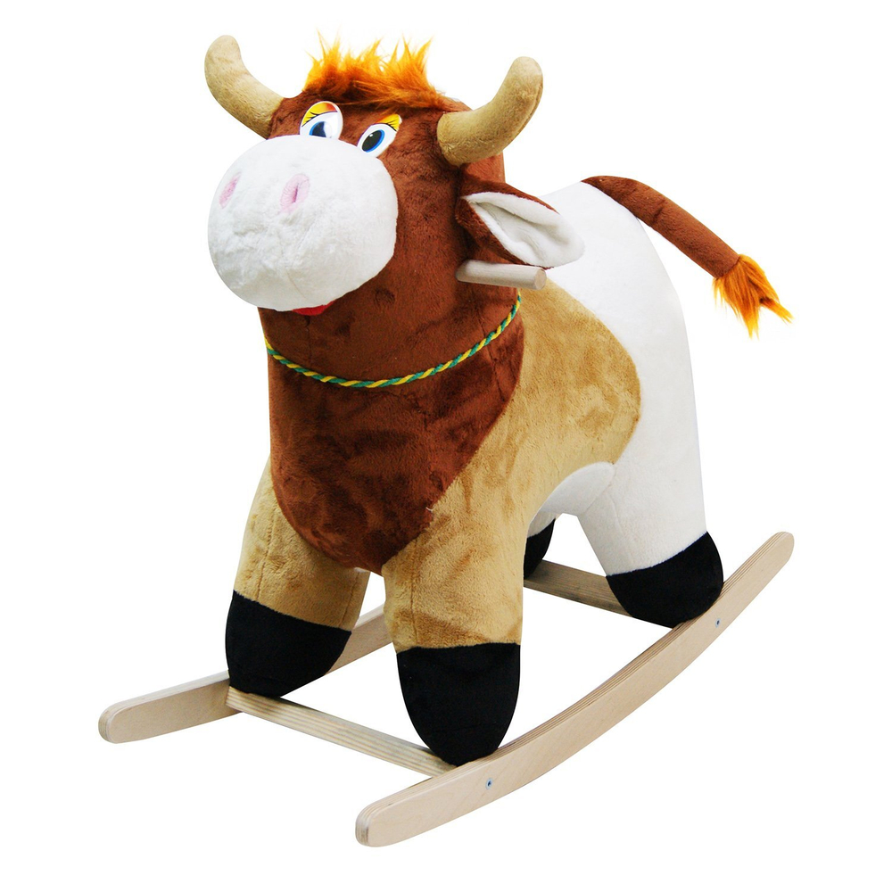 Качалка мягкая Тутси "Корова" (коричневый), 280-2008