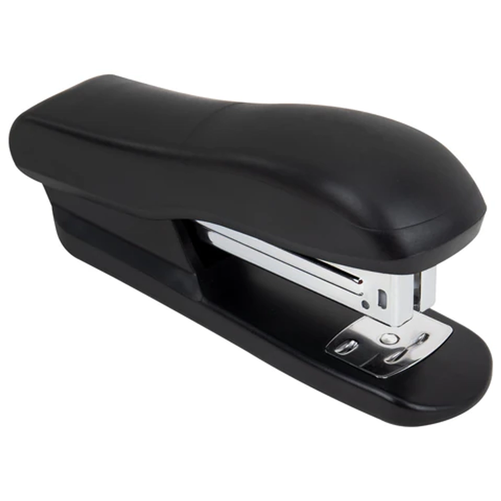 Степлер №24/6, 26/6 BRAUBERG "SX-39", до 25 листов, черный