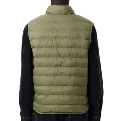 Мужская теннисная жилетка Lacoste Water-Repellent Puffed Windbreaker - khaki green