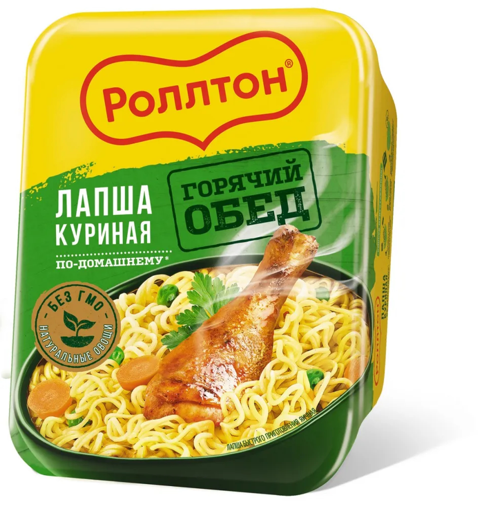 Ролтон Лапша Быстрого Приготовления с Курицей по-Домашнему 90гр
