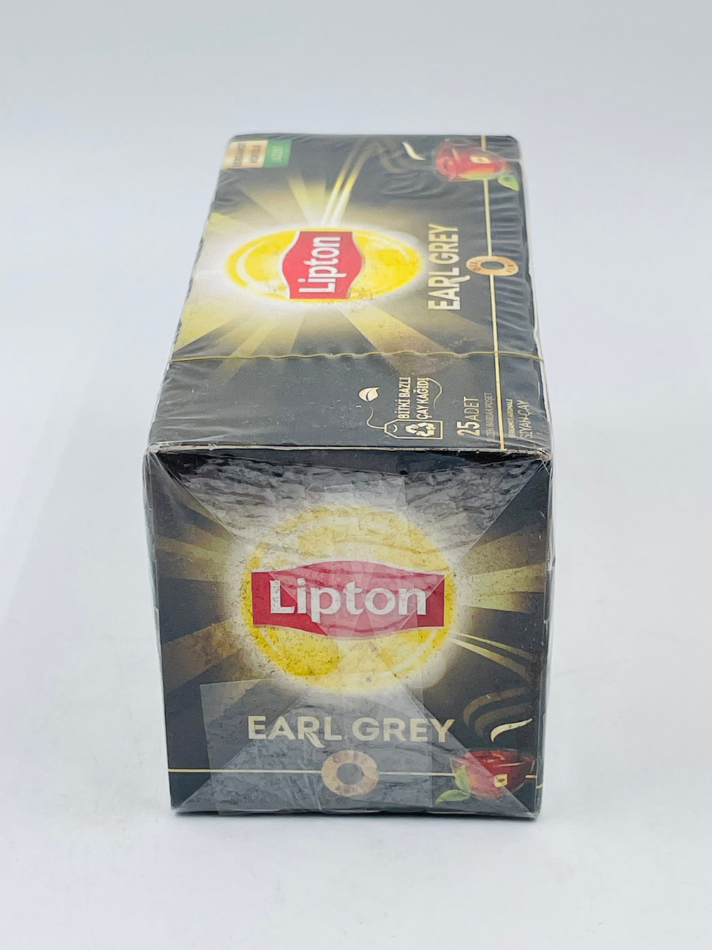 Чай черный Lipton Earl Grey со вкусом бергамота, 25 пакетиков, 50 г (Турция)