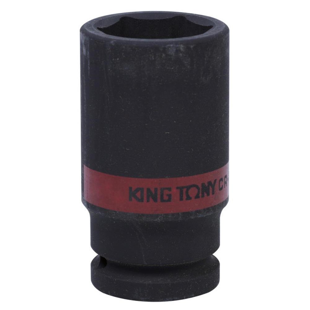 KING TONY (843536S) Головка торцевая ударная глубокая шестигранная 1", дюймовая 1-1/8"