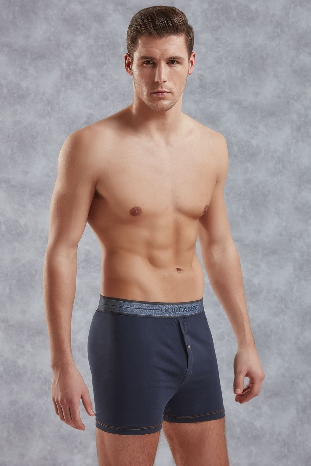 Мужские трикотажные трусы-шорты Doreanse Black Jeans (Размер: XXL) (Цвет: черный)