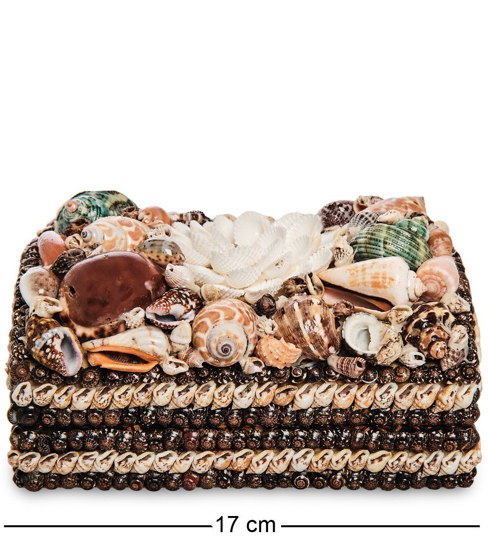 Decor and Gift 54-046-01 Декоративная шкатулка «Ракушки» прямоуг.