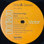 Bowie ‎– Diamond Dogs (США 1974г.)