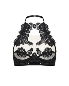 топ Kiara black crystal черный