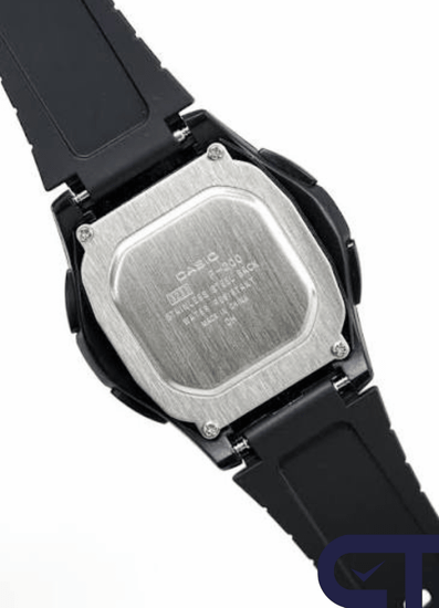 Casio F-200W-9A — мужские цифровые часы с мировым временем и секундомером
