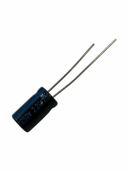 Конденсатор электролитический 250 В 2.2 мкФ "Jamicon" 6x1мм 105 град.