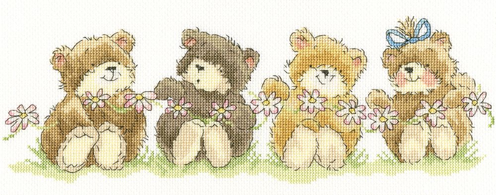 Набор для вышивания нитками Bothy Threads, Daisy Chain, 33х12 см Набор для вышивания нитками Bothy Threads, Daisy Chain, 33х12 см