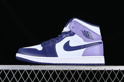 Jordan 1 Mid Blueberry Homme